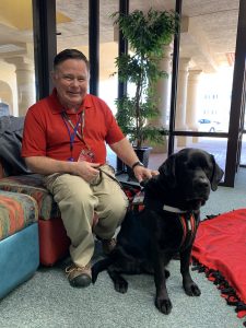 Dave and Gunther in the children's collection of the Clovis-Carver Public Library