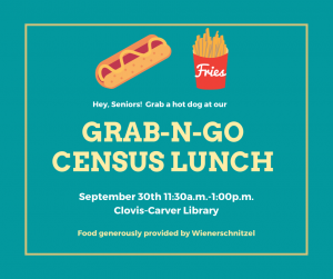 Census Lunch Sept. 30 Census Lunch Sept. 30