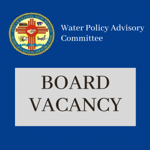 Water Policy Vacancy Water Policy Vacancy